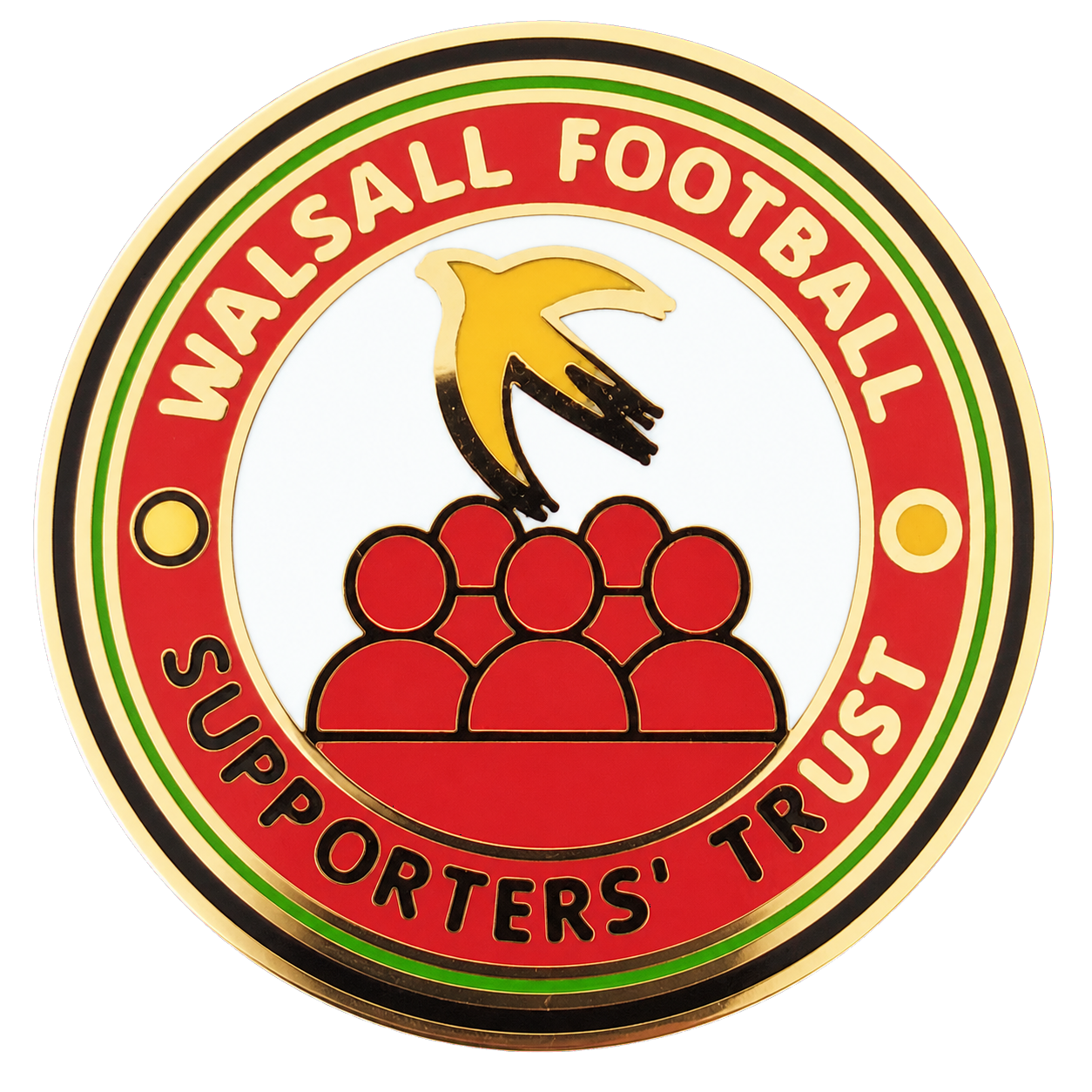 Walsall Football Supporters’ Trust pin badge